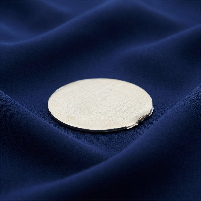 ROLIMOLI Pure Silver Round Coin | Chandi ka Coin for Pooja & Remedies (Size : 1.5cm| Weight : 0.7gm Approxe)